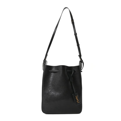 Saint Laurent Calfskin Small Bucket Bag Black 1 of 10