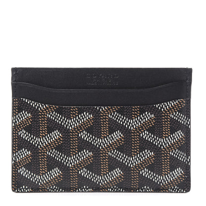 Goyard Goyardine Saint Sulpice Card Holder Black 1 of 6