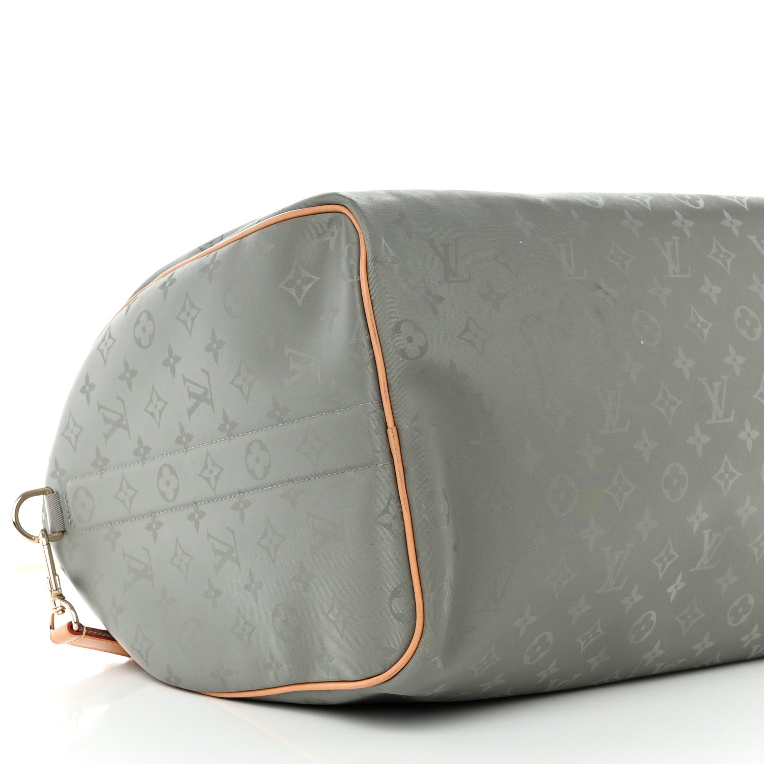 Louis Vuitton Monogram Titanium Keepall Bandouliere 50 8 of 11