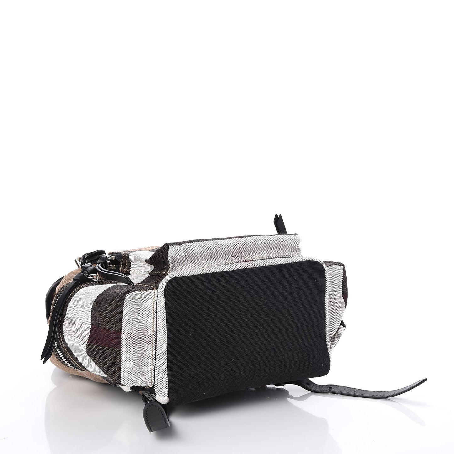 Canvas Mega Check Medium Rucksack Backpack Black