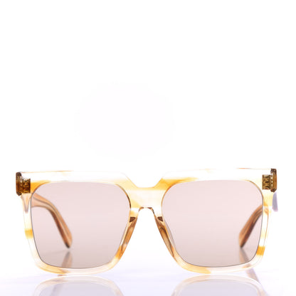 Celine Oversized Square Sunglasses CL40055F Yellow 2 of 8