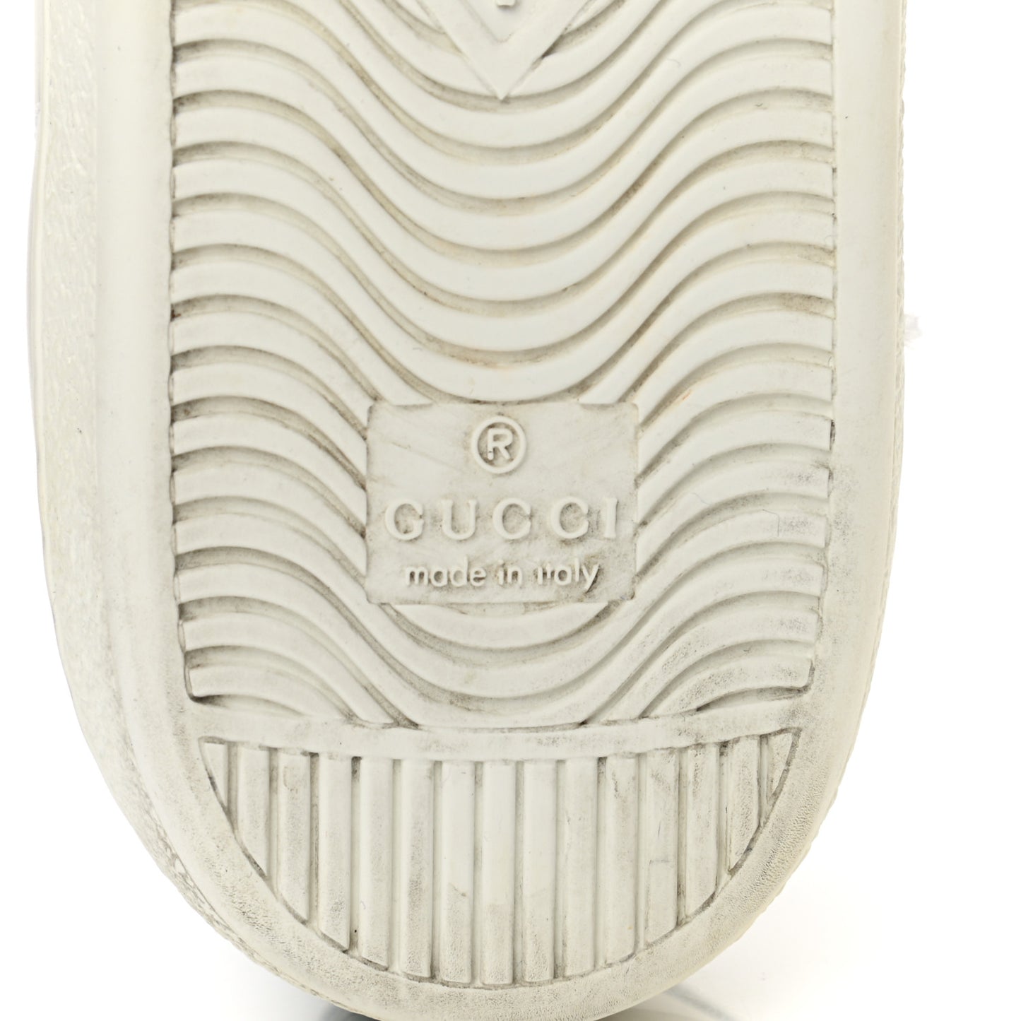 Calfskin Ayers Bee Embroidered Womens Ace Sneakers 38.5 White Green