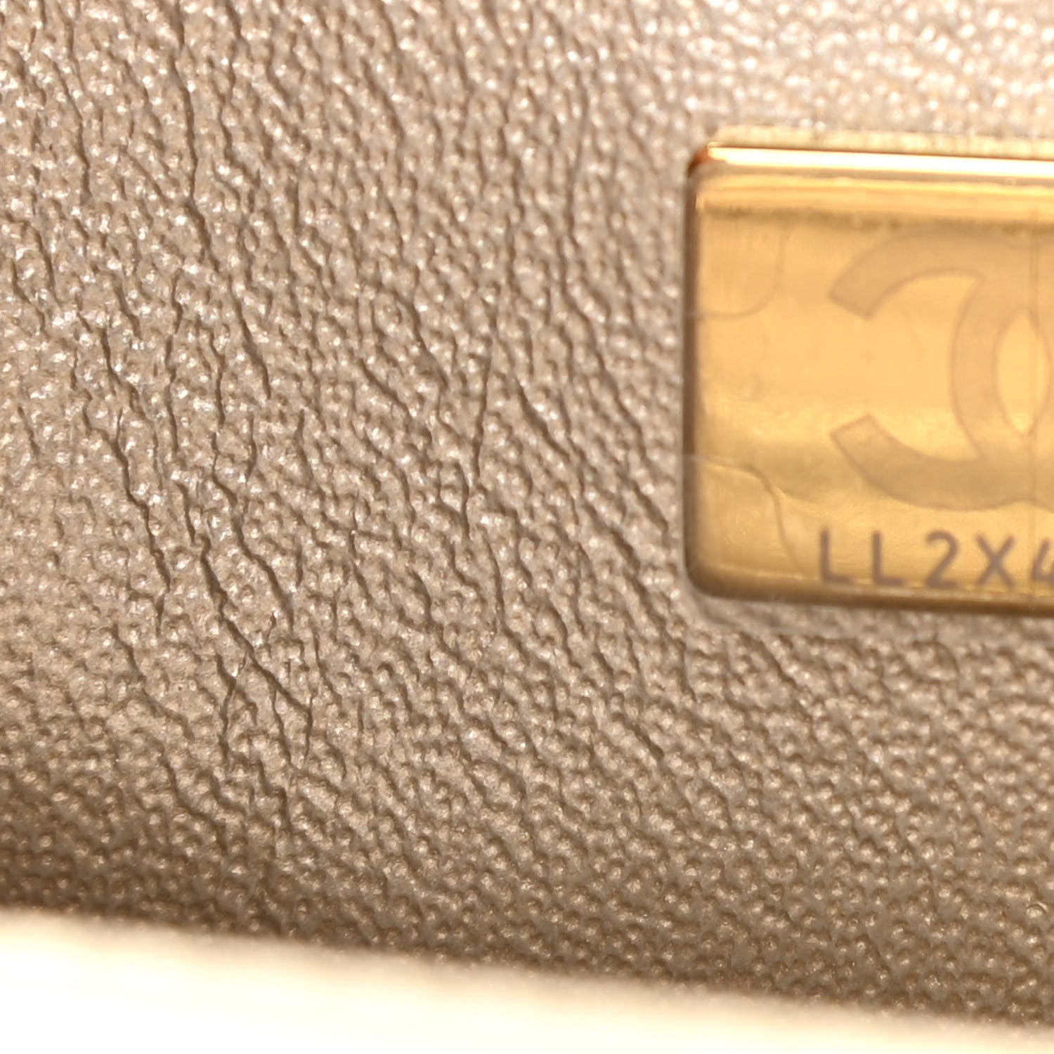 Chanel Metallic Lambskin Quilted Mini Rectangular Flap Gold 6 of 10