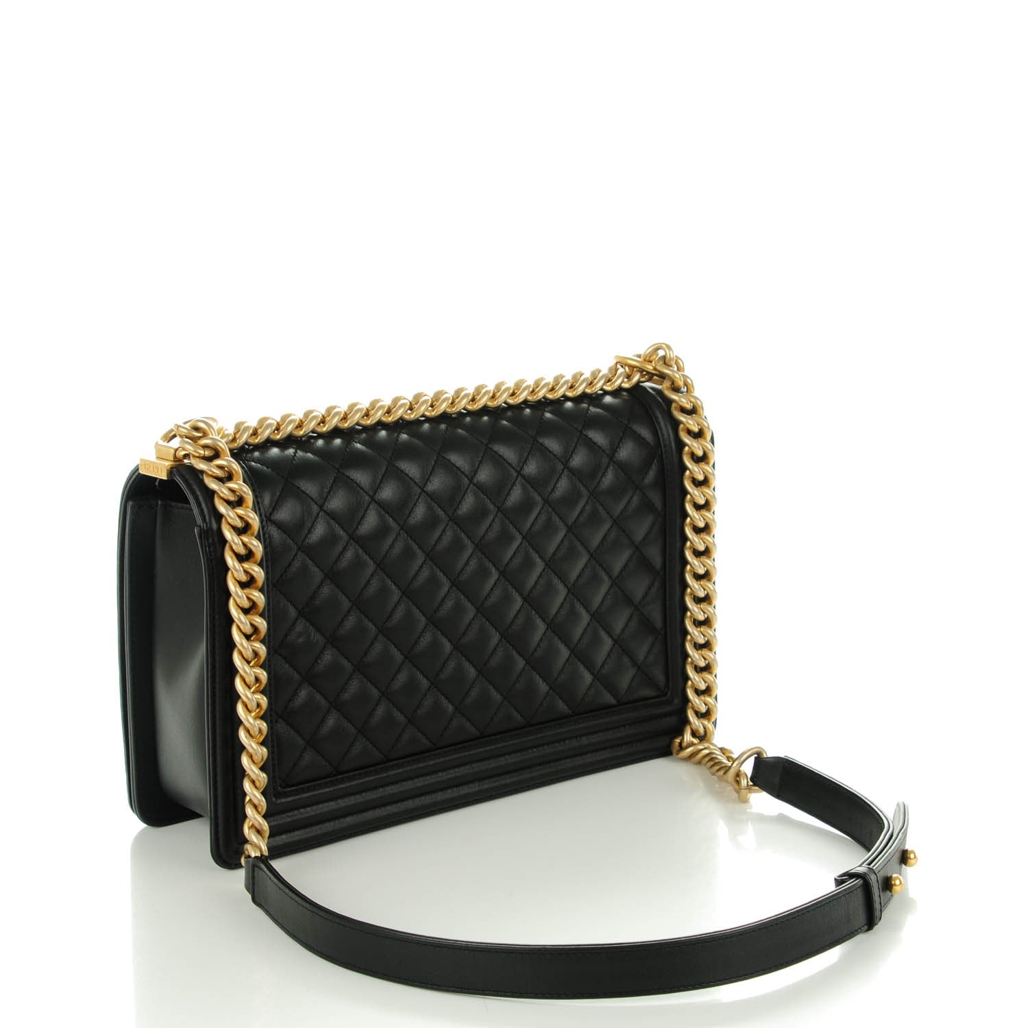 Chanel Calfskin Quilted New Medium Boy Flap Black 3 of 8