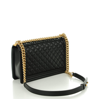 Chanel Calfskin Quilted New Medium Boy Flap Black 3 of 8