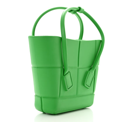 Bottega Veneta Rubber Maxi Intrecciato Mini Arco Grass 3 of 9