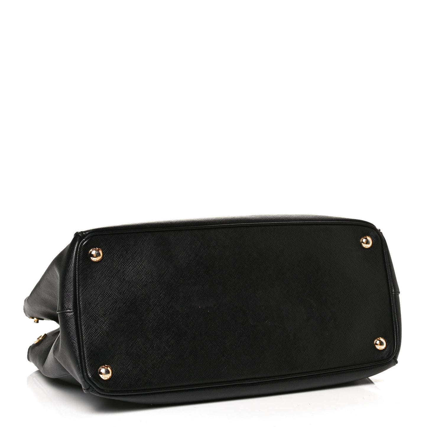 Saffiano Small Galleria Double Zip Tote Black