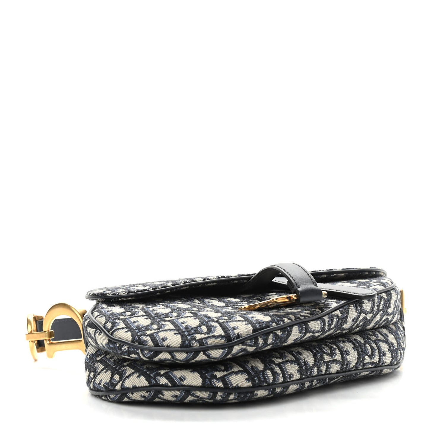 Oblique Saddle Bag Blue