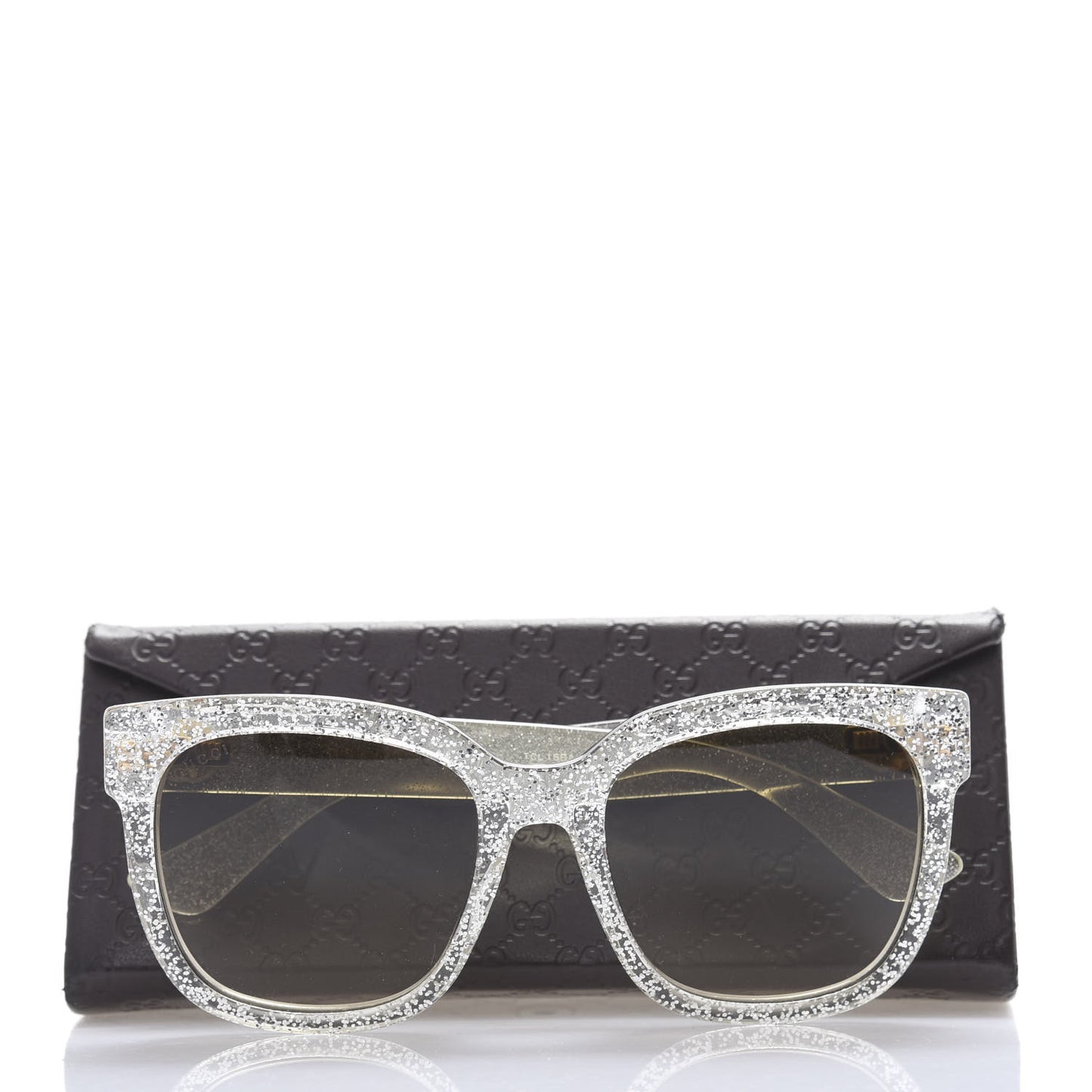 Acetate Glitter Sunglasses GG0034S Silver