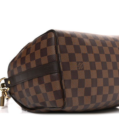 Louis Vuitton Damier Ebene Speedy Bandouliere 25 9 of 10