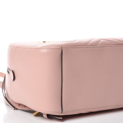 Gucci Calfskin Matelasse GG Marmont Dome Backpack Perfect Pink 8 of 9