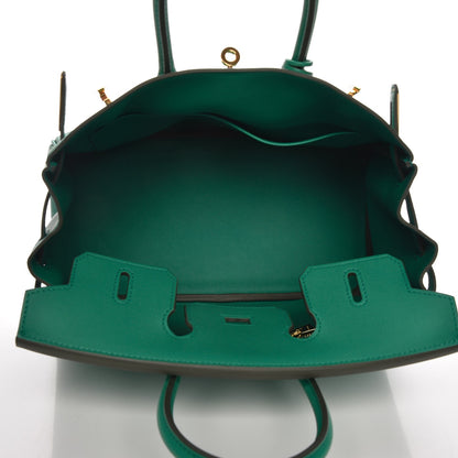 Hermes Swift Birkin 25 Vert Vertigo 30 of 32