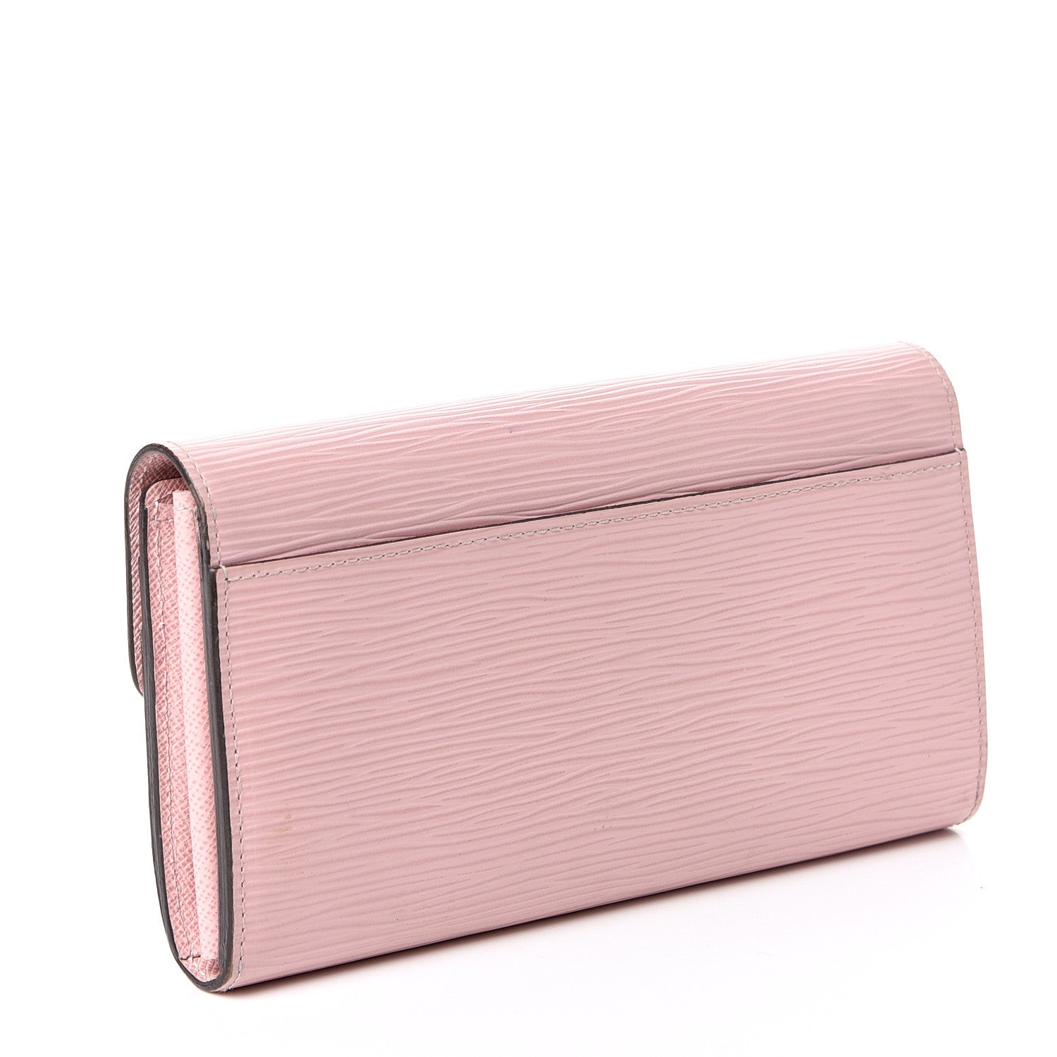Louis Vuitton Epi Sarah Wallet NM Rose Ballerine 2 of 9