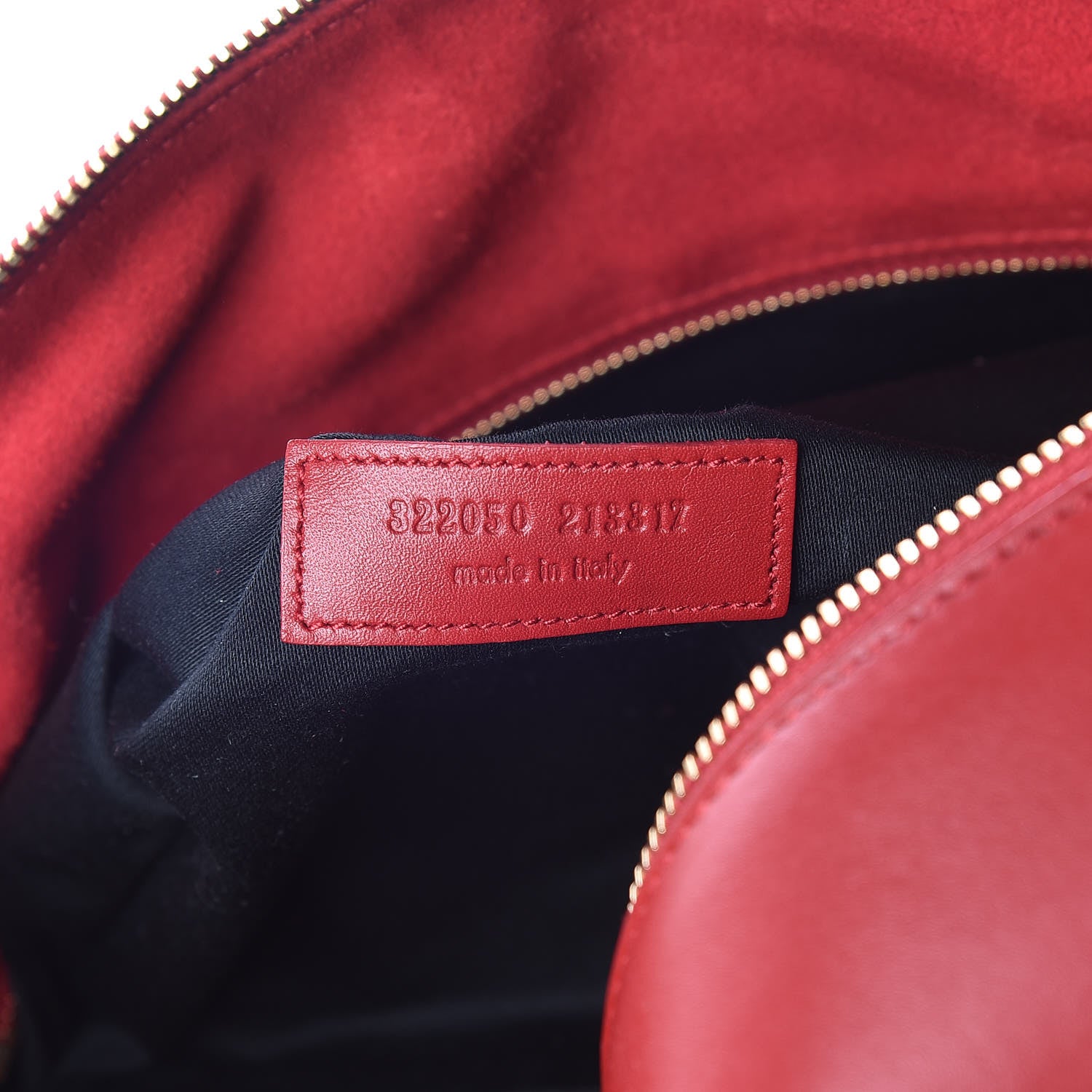 Saint Laurent Calfskin Classic Duffle 12 Red 7 of 14