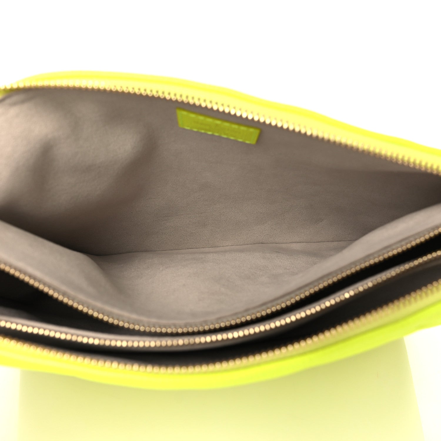 Louis Vuitton Calfskin Embossed Monogram LV Match Coussin PM Fluorescent Yellow 6 of 12