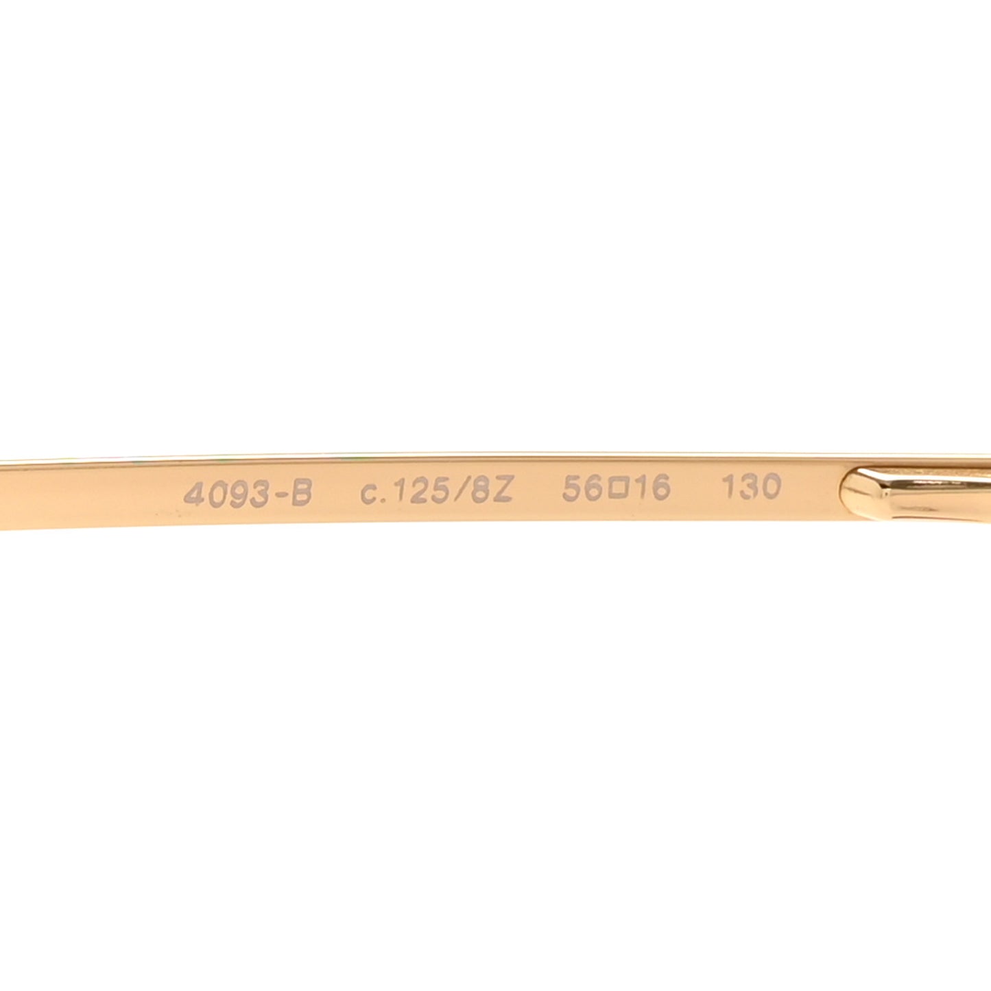 Crystal CC Logo Sunglasses 4093-B Gold