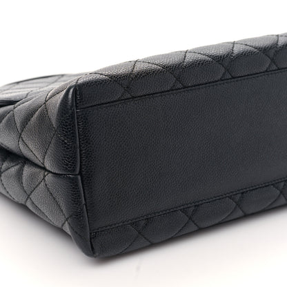 Chanel Caviar Quilted Jumbo Kelly Flap Black 9 of 10