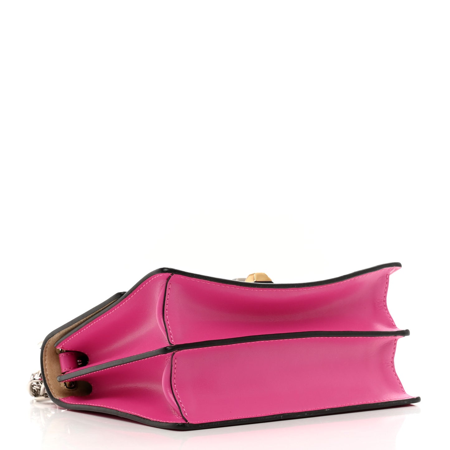 Vitello Liberty Studded Small Kan I Shoulder Bag Geranio Multicolor