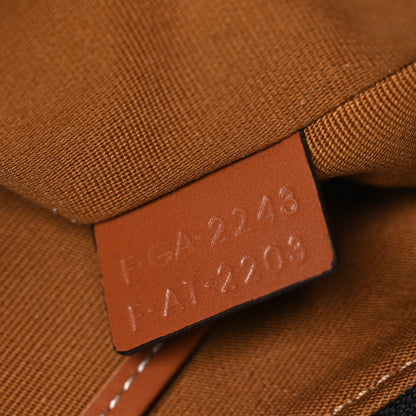 Celine Triomphe Canvas Calfskin Ava Shoulder Bag Tan 8 of 11