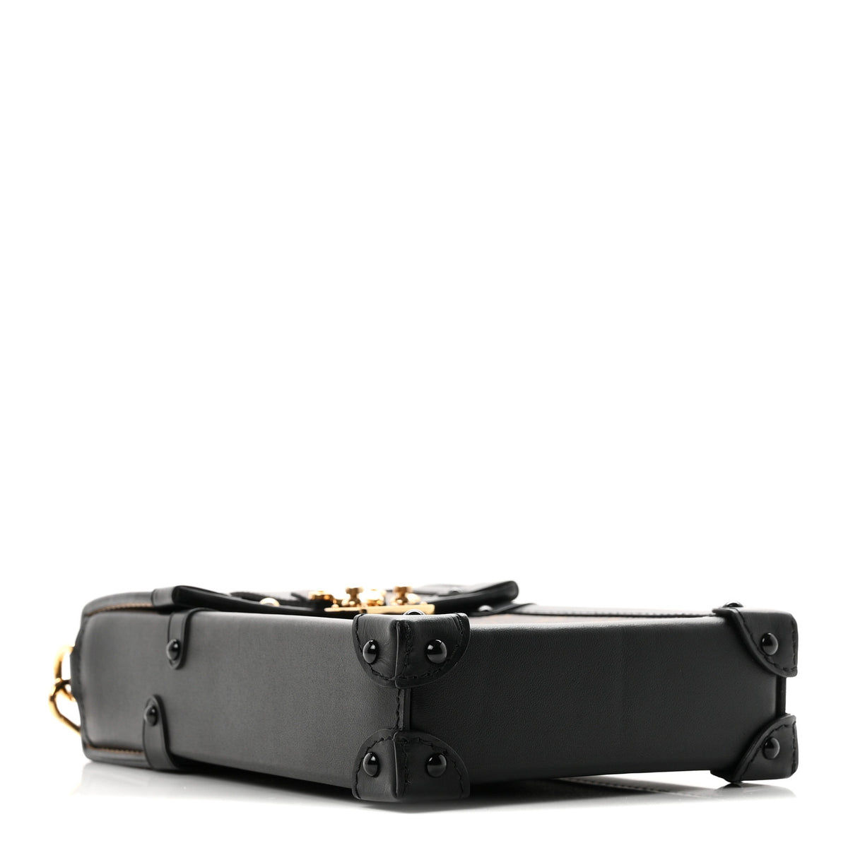 Louis Vuitton Monogram Pochette Trunk Verticale Black 4 of 11