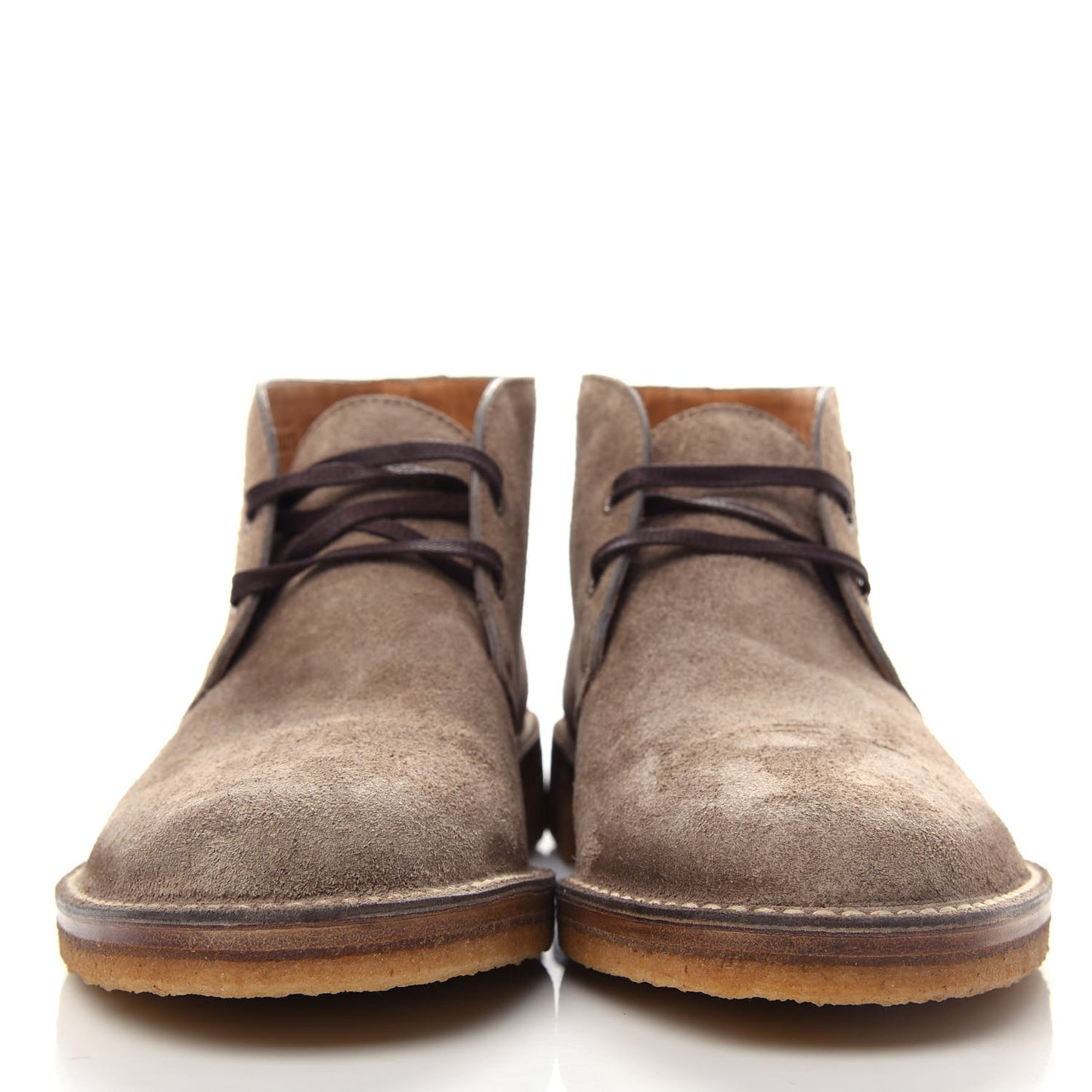 Suede Embroidered Mens UFO and Owl Boots 8 Beige