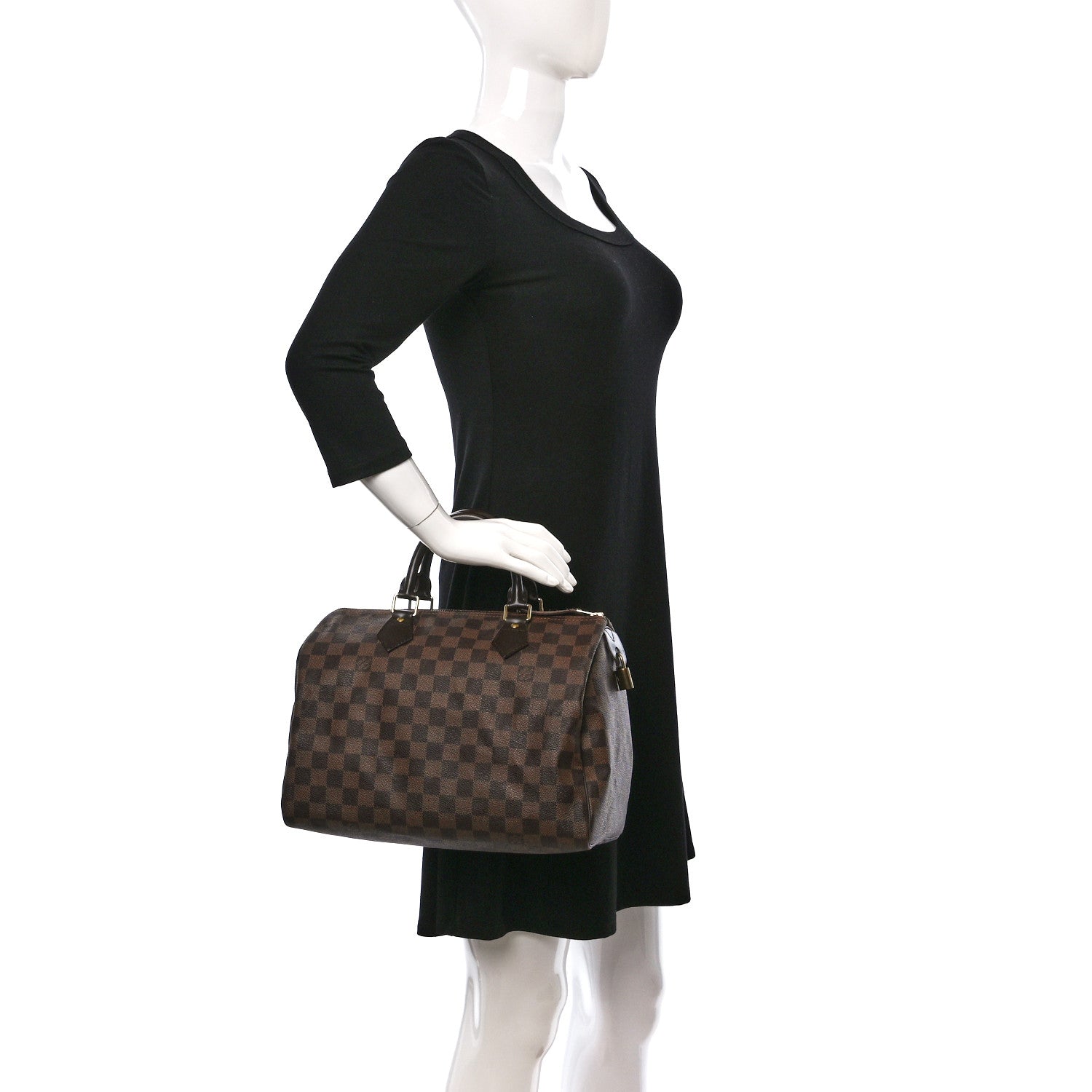 Louis Vuitton Damier Ebene Speedy 30 2 of 7