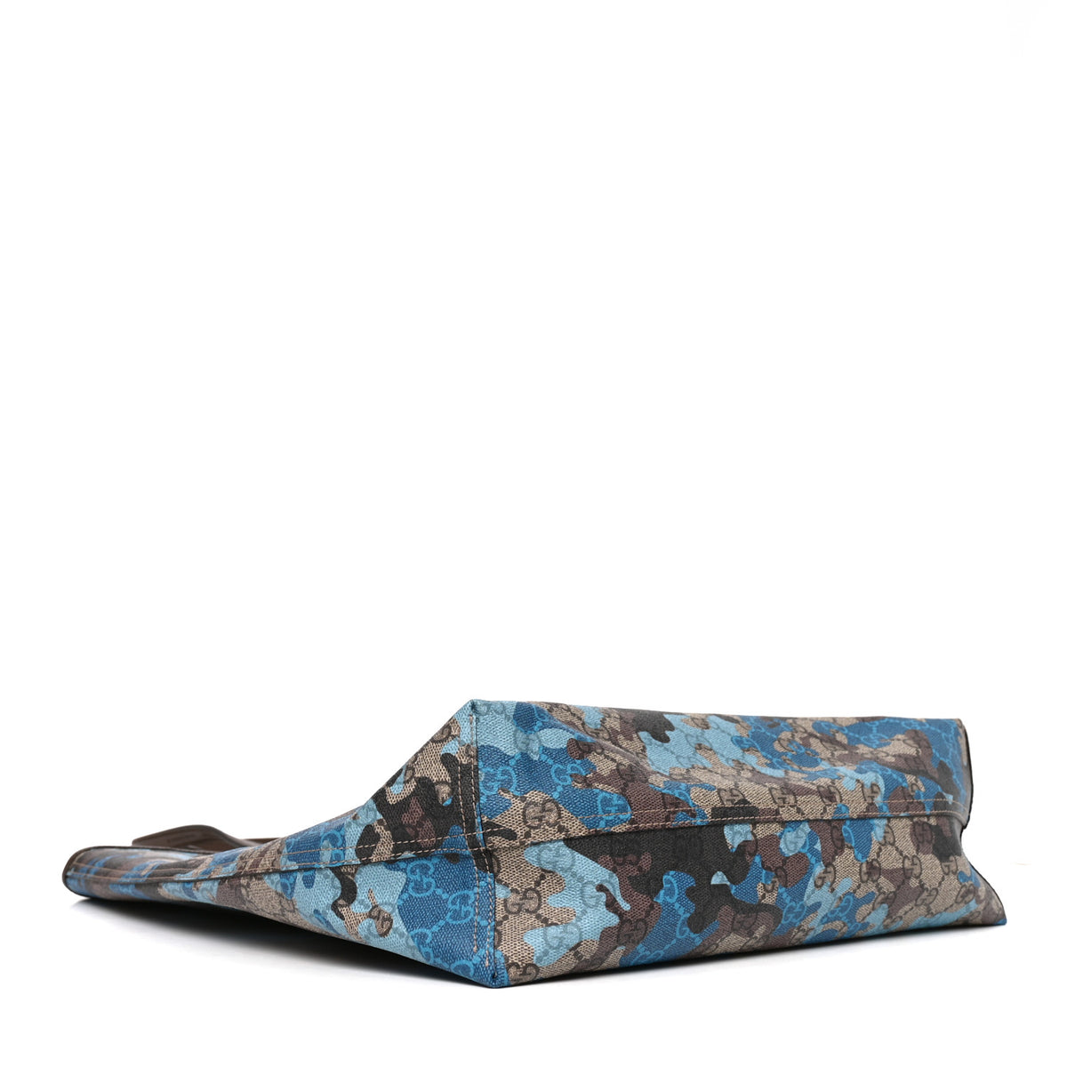Supreme Monogram Camouflage Print Medium Tote  Beige Ebony New Acero Blue
