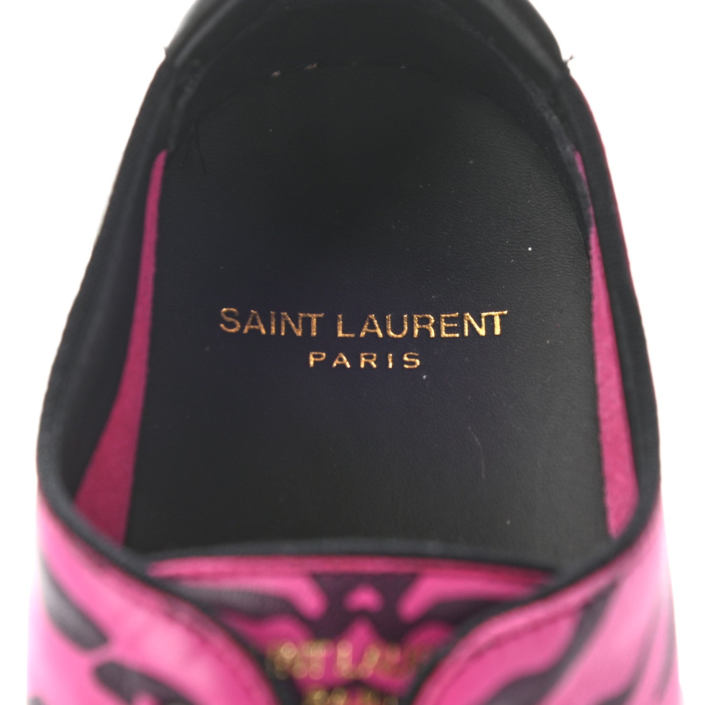 Nappa Zebra Venice Sneakers 40 Fuchsia Black