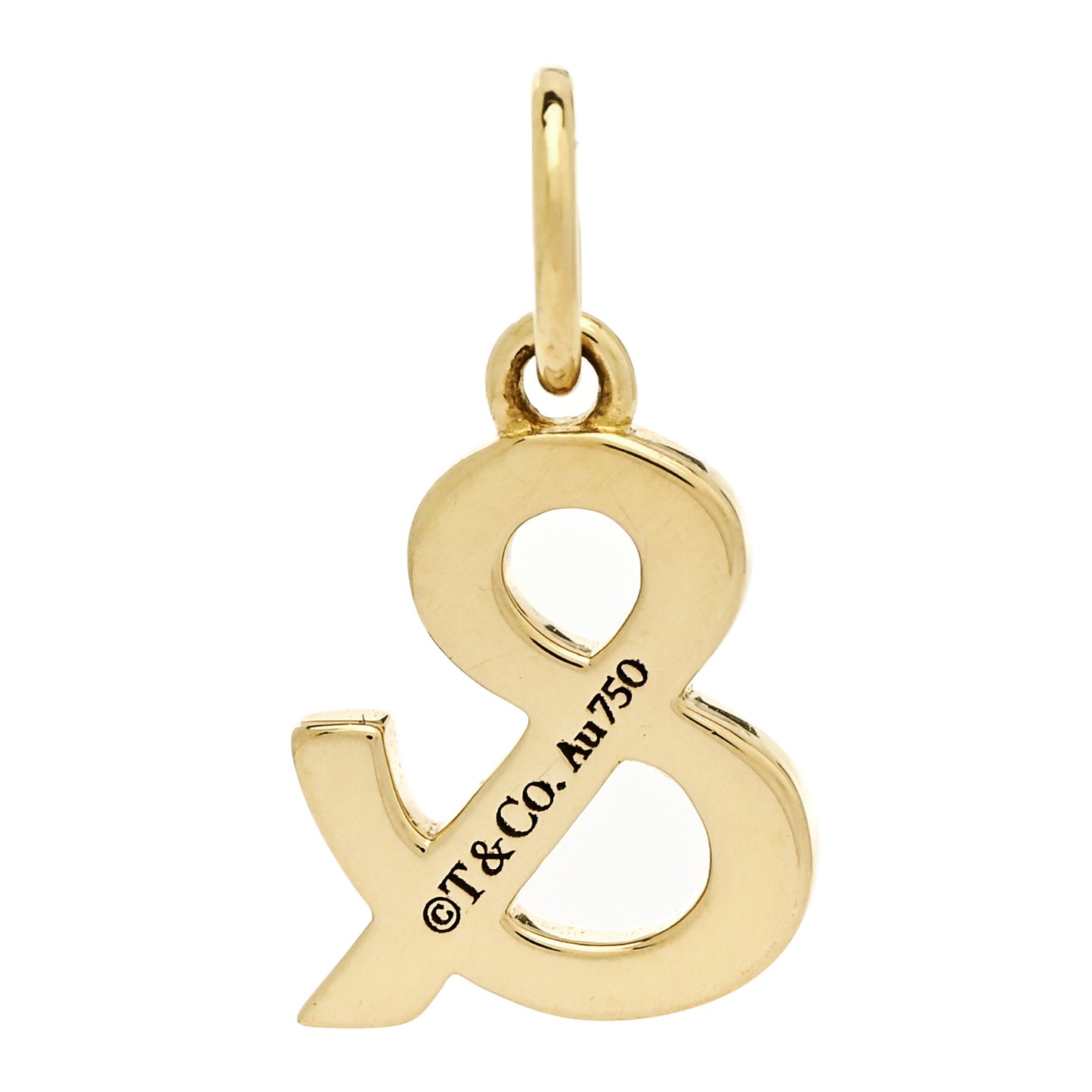 18K Yellow Gold Ampersand Pendant