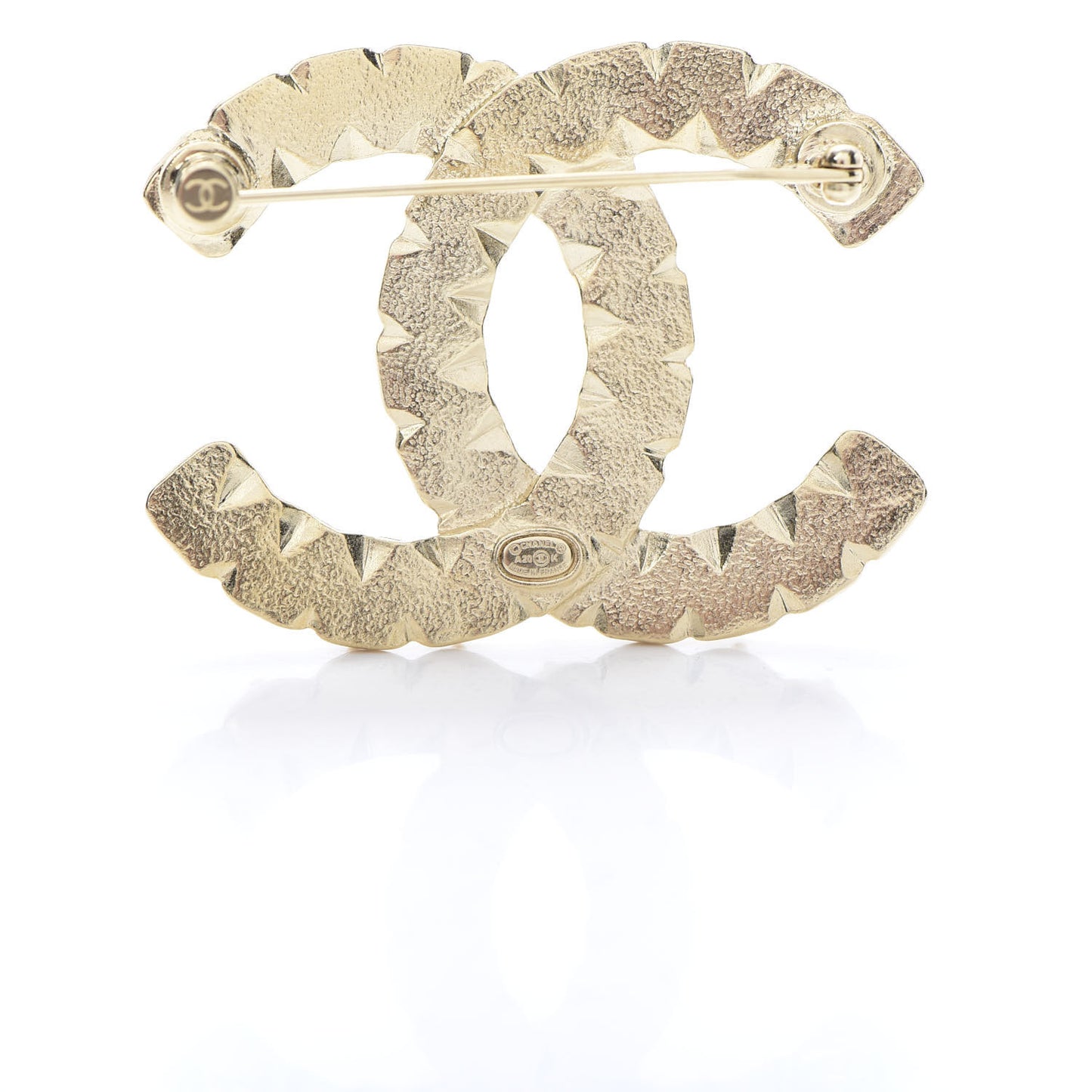 Crystal Over The Rainbow CC Brooch Gold Multicolor