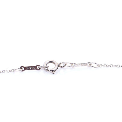 Tiffany Sterling Silver 14mm Elsa Peretti Open Heart Pendant Necklace 6 of 7