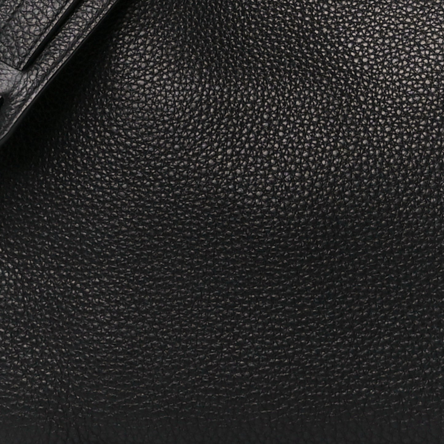 Vitello Daino Double Strap Messenger Black