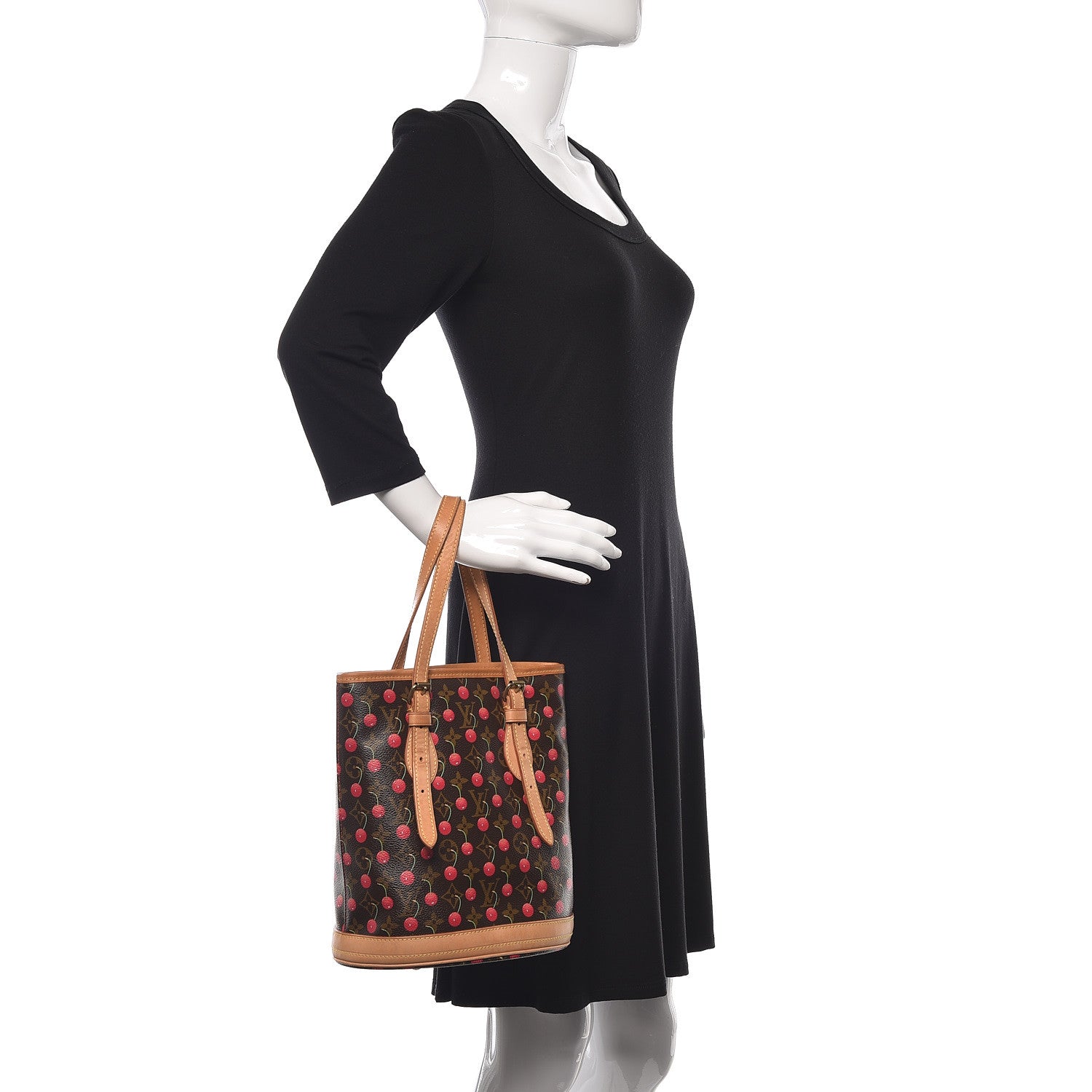 Louis Vuitton Monogram Cerises Bucket Bag 2 of 15
