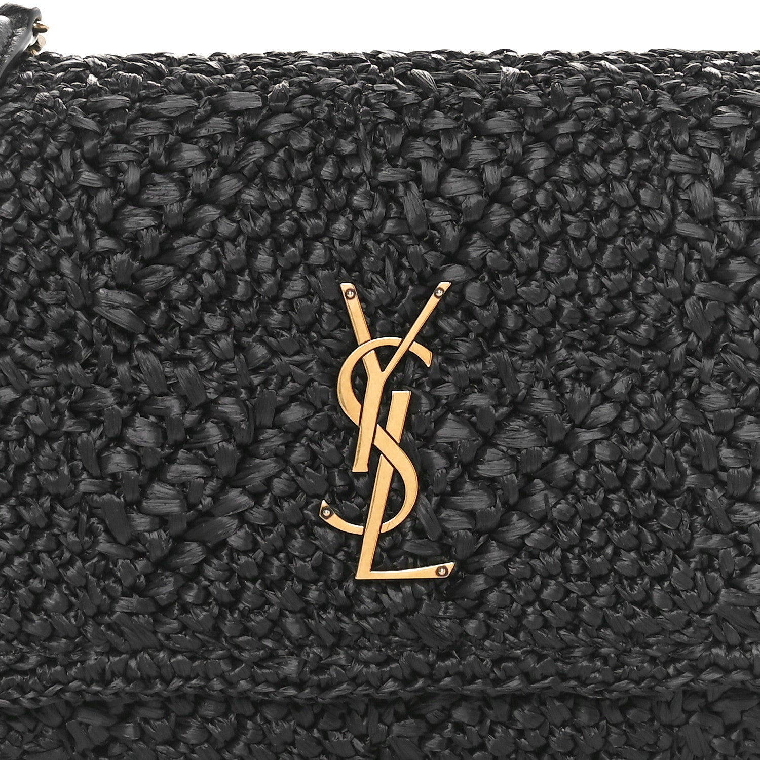 Saint Laurent Raffia Monogram Medium Jamie Black 8 of 11