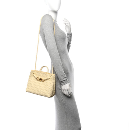 Bottega Veneta Nappa Intrecciato Small Andiamo Shoulder Bag Chamomile 2 of 11