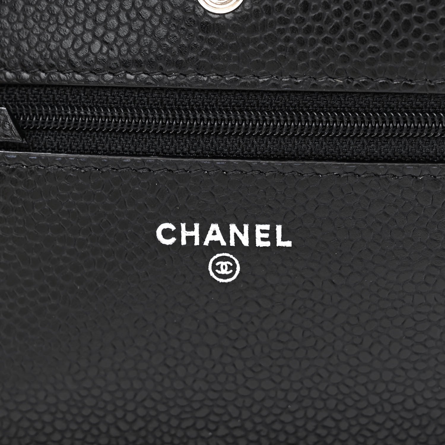 Chanel Caviar Quilted Wallet on Chain WOC Black 6 of 13