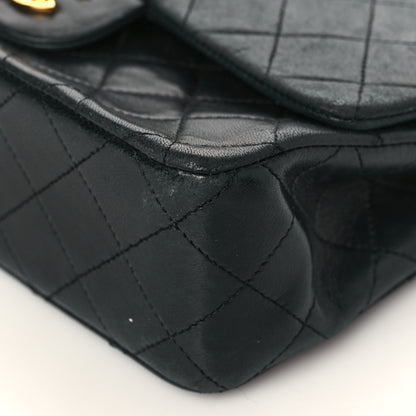 Chanel Lambskin Quilted Small Double Flap Black 9 of 17