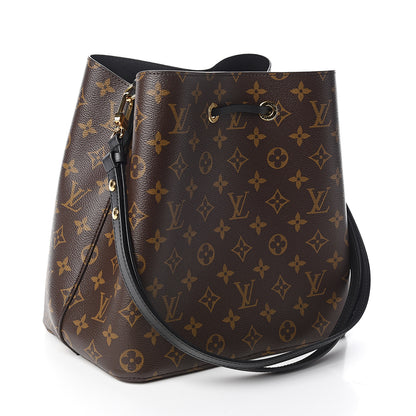 Louis Vuitton Monogram Neonoe MM Black 2 of 8