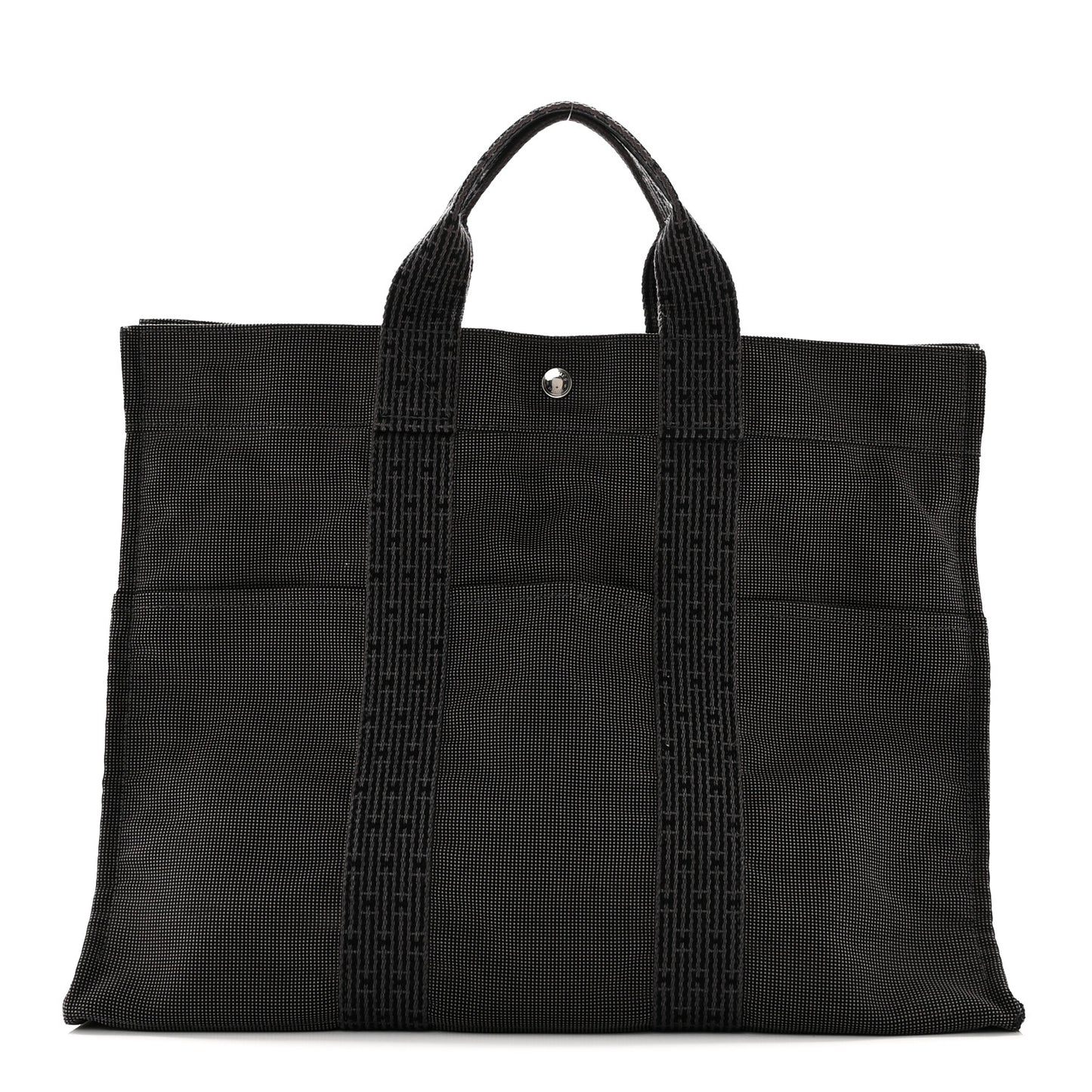 Canvas Herline MM Tote Grey