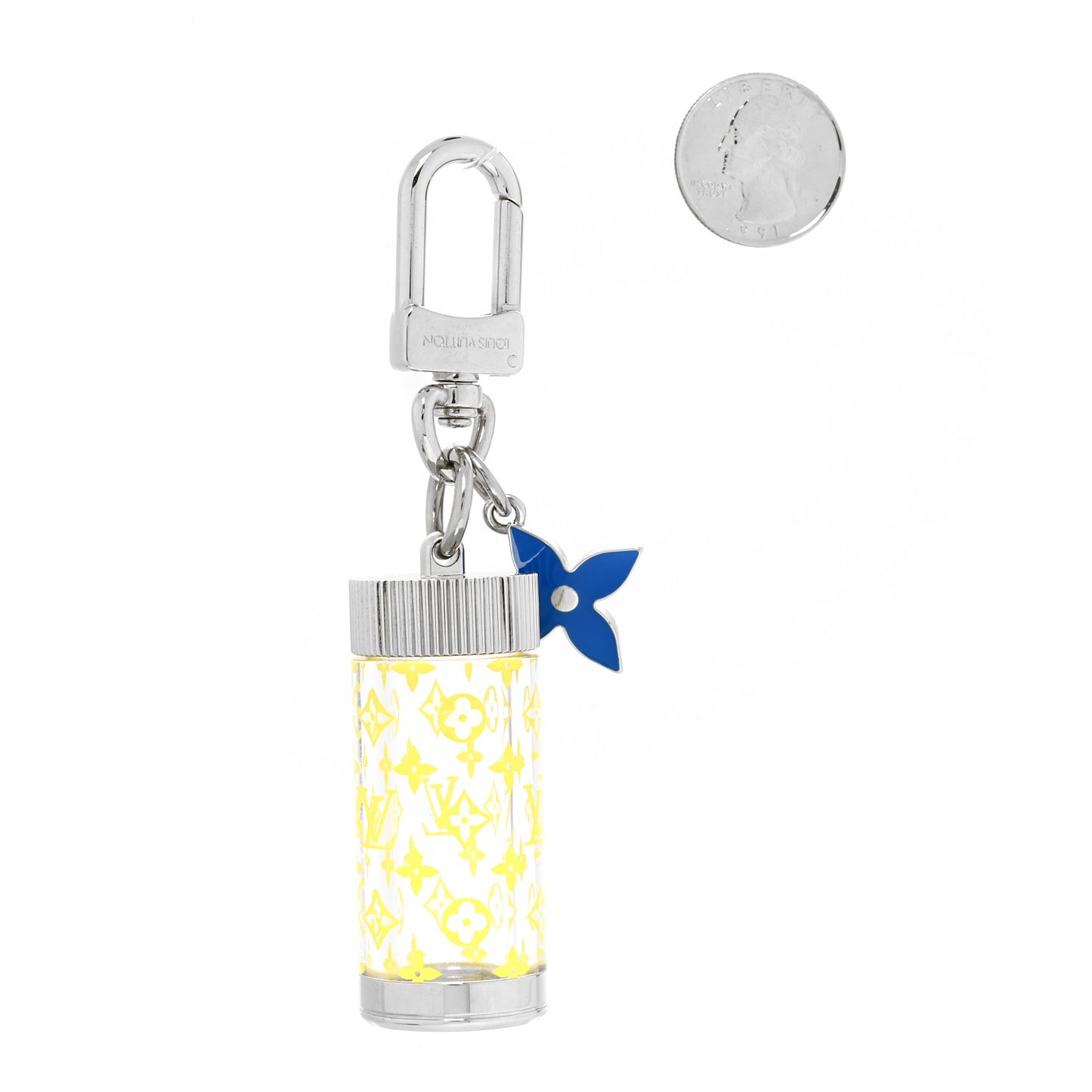Plexiglass Message In A Bottle Bag Charm Multicolor