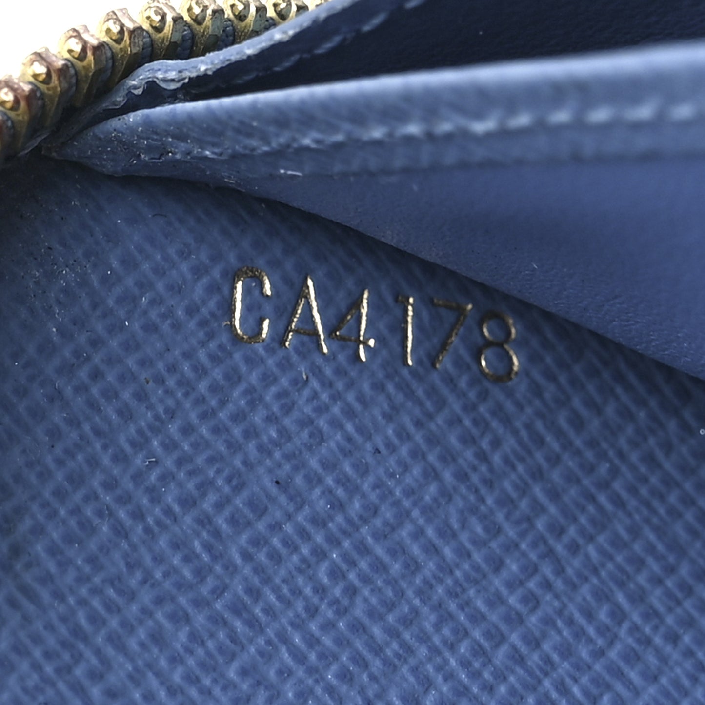 Monogram Zippy Wallet Blue Jean
