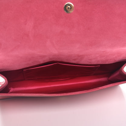 Saint Laurent Patent Large Belle De Jour Clutch Pink 5 of 10
