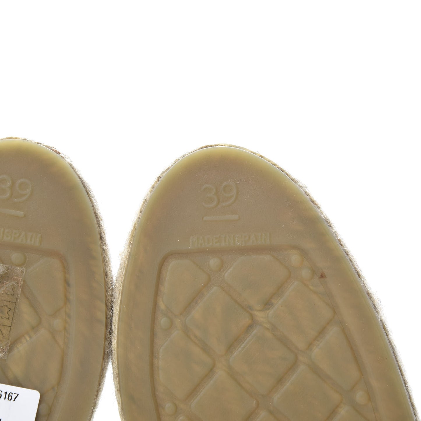 Lambskin CC Espadrilles 39 White