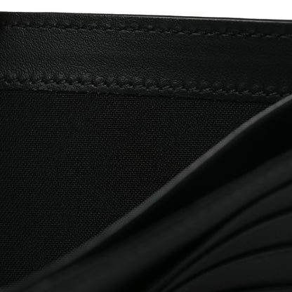 Fendi Calfskin Metal Monster Eyes Bi-fold Wallet Black 9 of 9