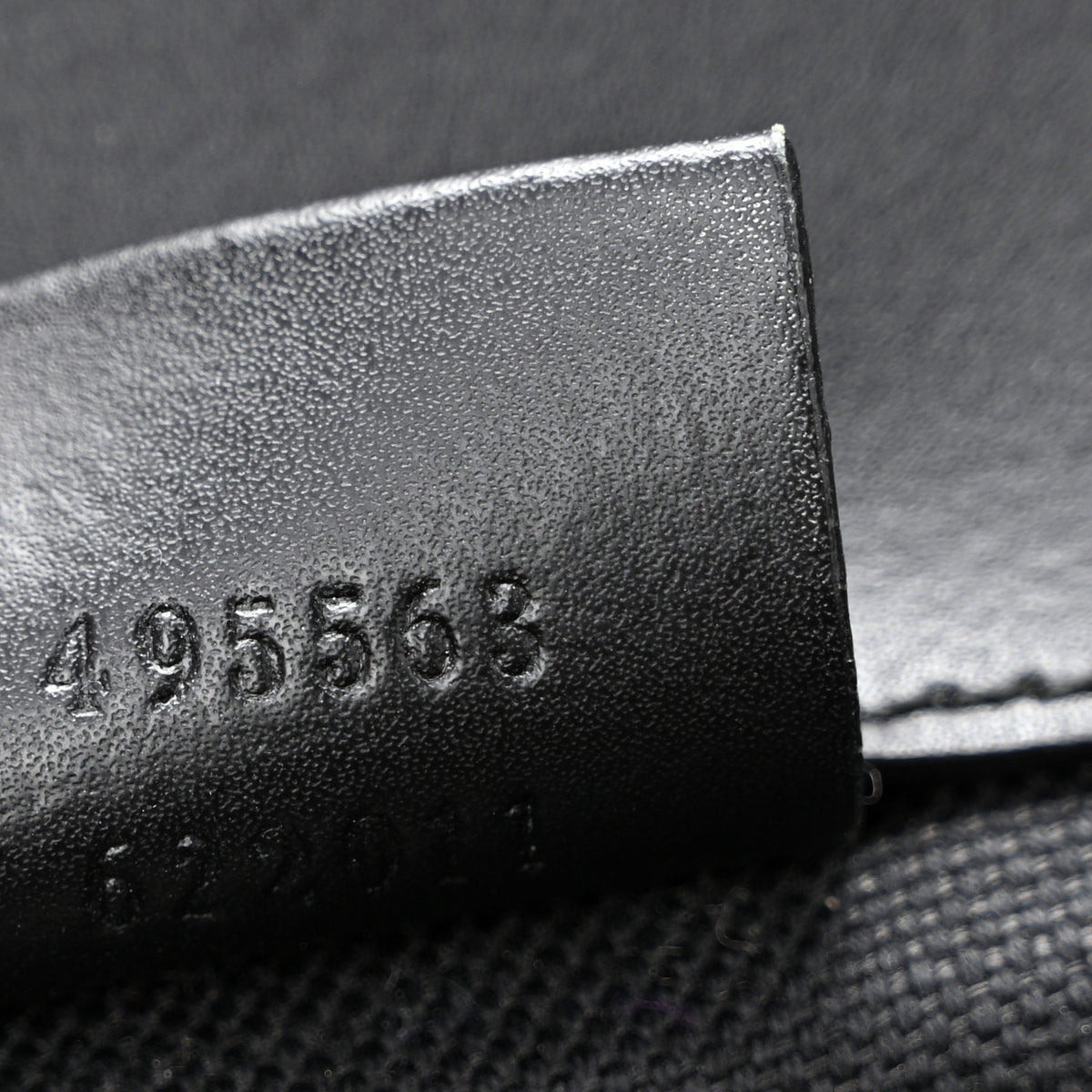 Soft GG Supreme Monogram Calfskin Web Double Buckle Backpack Black