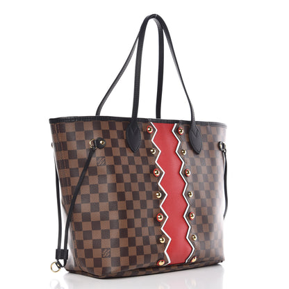 Louis Vuitton Damier Ebene Karakoram Neverfull MM 4 of 9