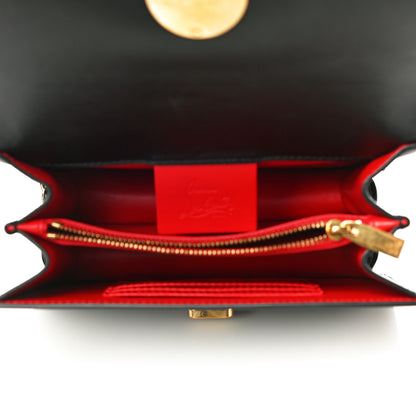 Christian Louboutin Nylon Reflex Calfskin Leopard Elisa Baguette Multicolor Black 4 of 10