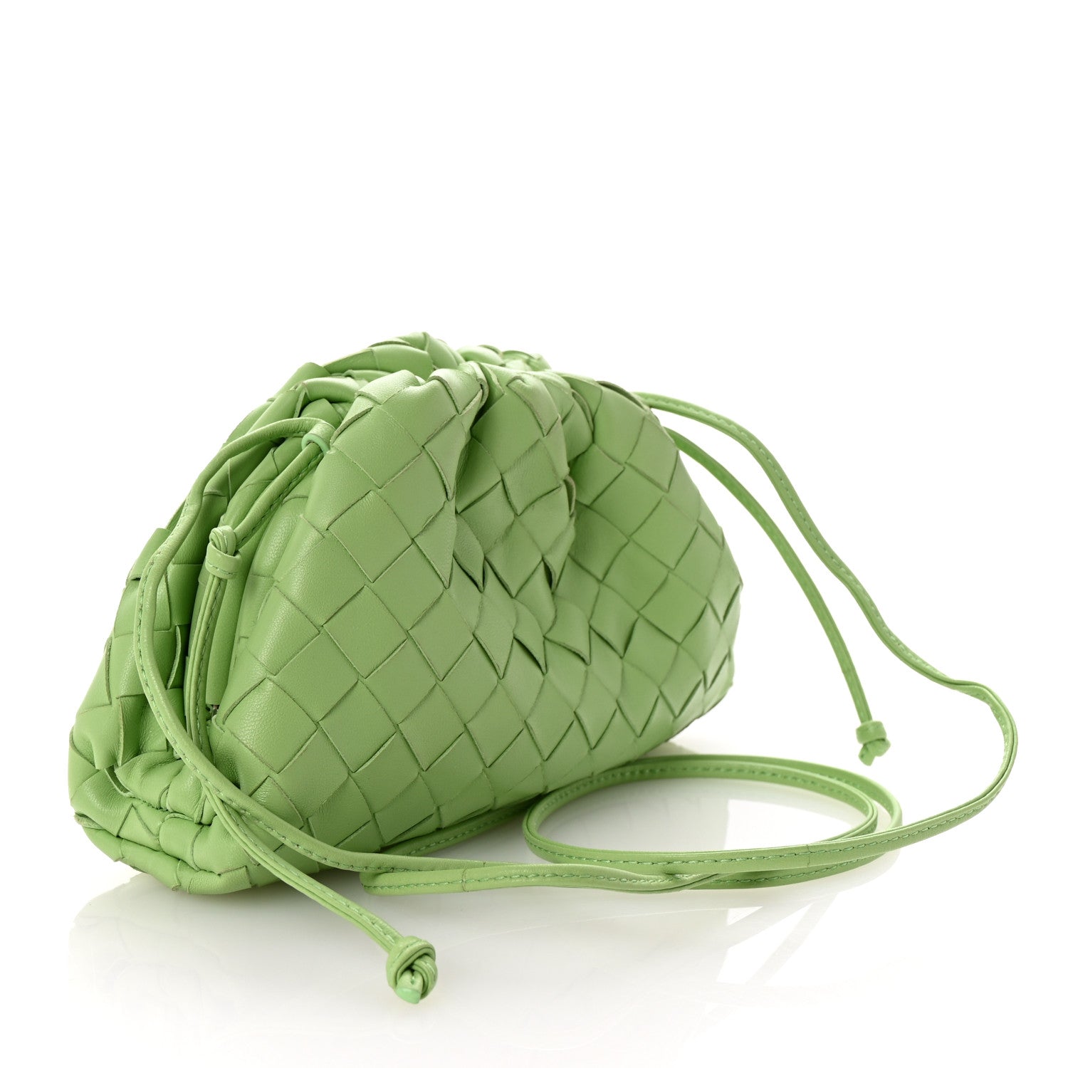 Bottega Veneta Nappa Intrecciato The Mini Pouch Pistachio 2 of 10