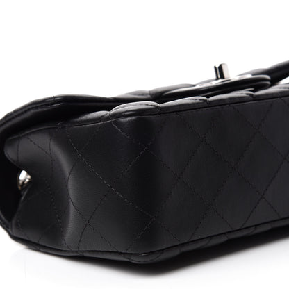 Chanel Lambskin Quilted Mini Rectangular Flap Black 6 of 11