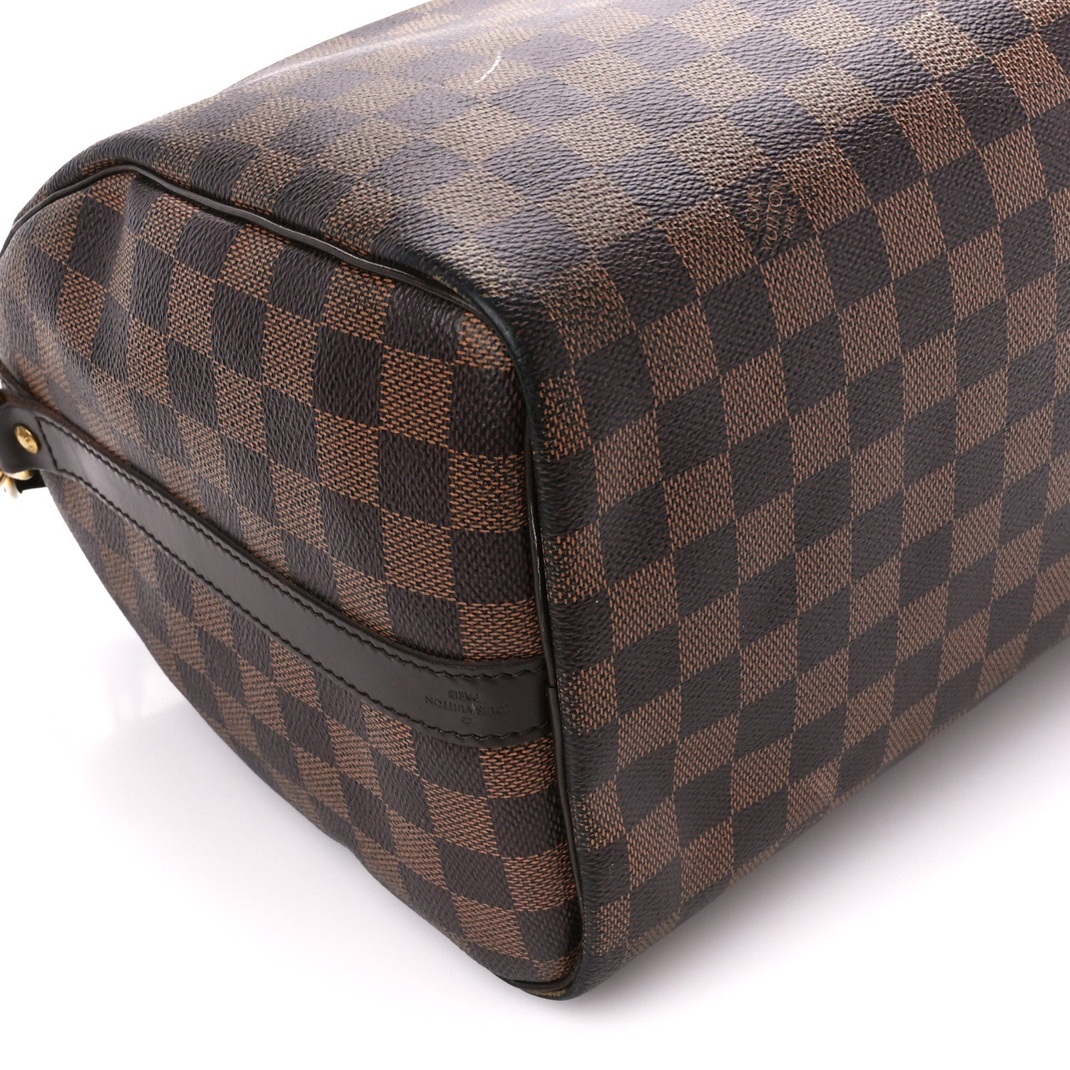 Louis Vuitton Damier Ebene Speedy Bandouliere 30 12 of 15